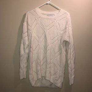 White Knit Sweater